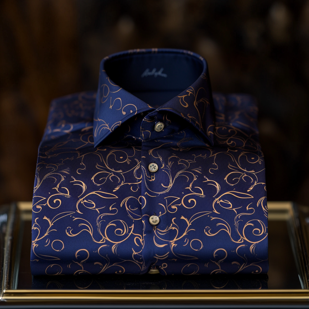 Scrollwork Luxury men's fashion high quality Suits shirt