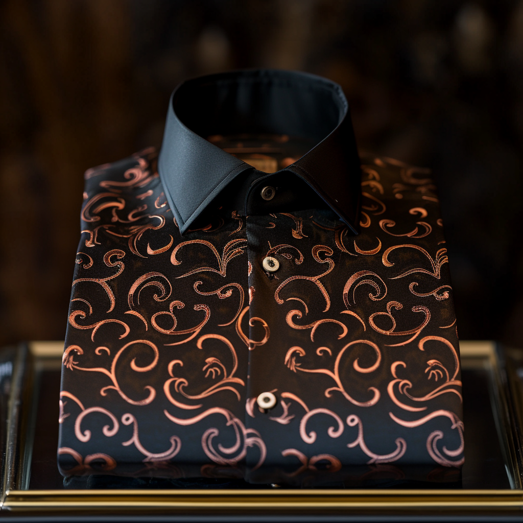 Scrollwork Luxury men's fashion high quality Suits shirt