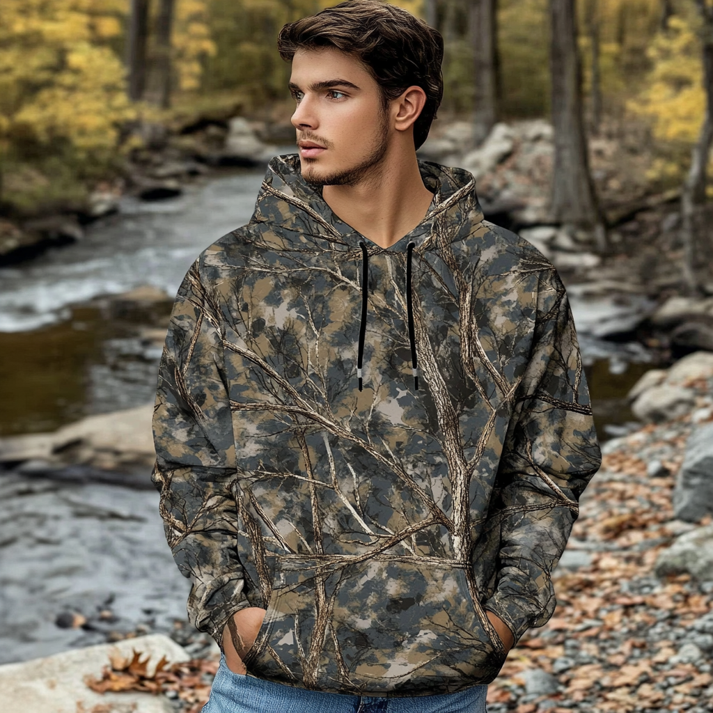 RealTree Retro edge camo outdoor hoodies 100%Cotton high quality high elasticity