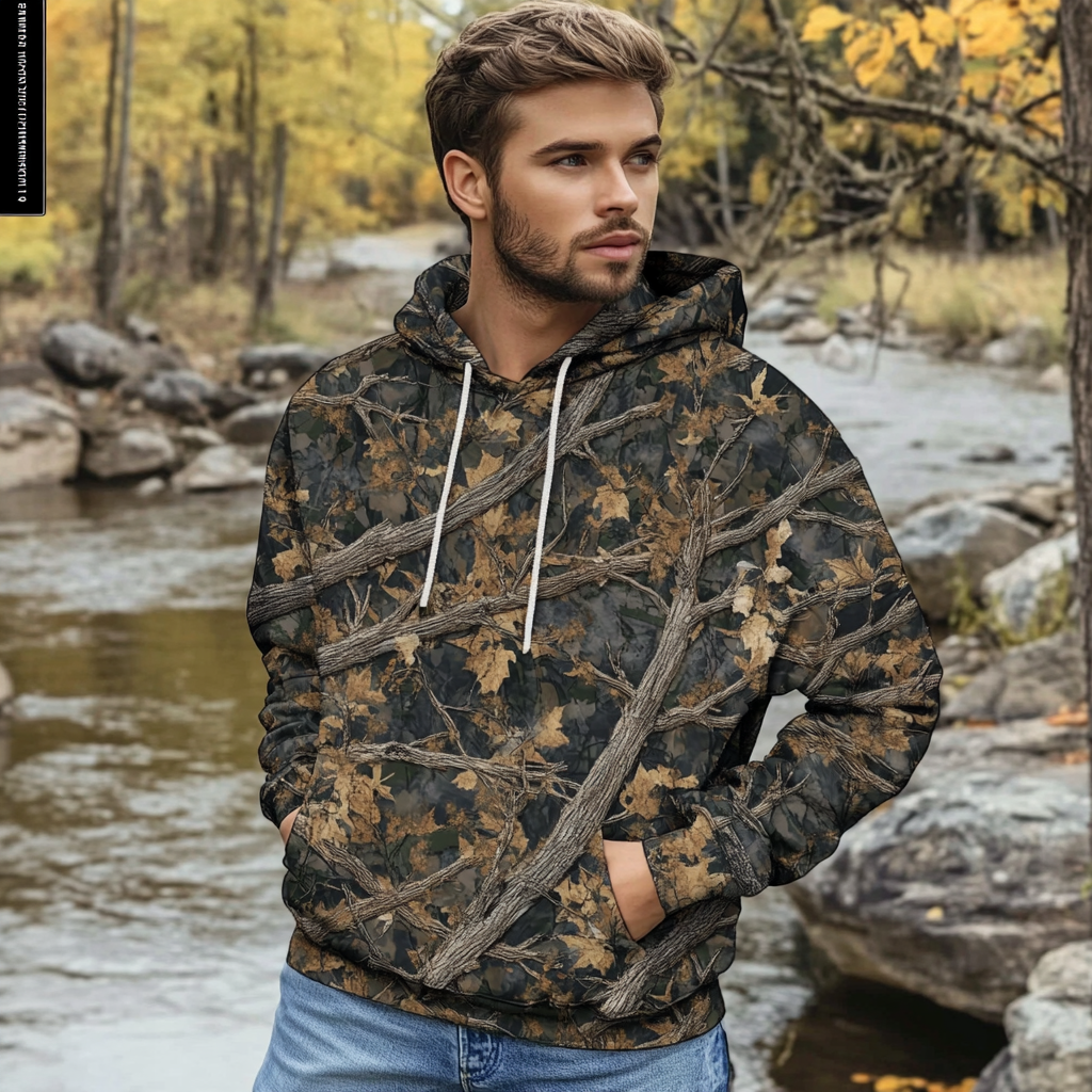 RealTree Retro edge camo outdoor hoodies 100%Cotton high quality high elasticity