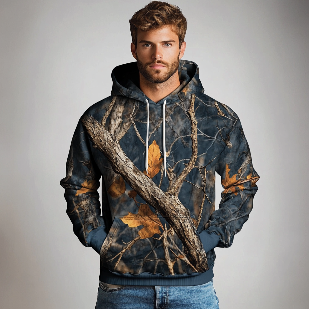 RealTree Retro edge camo outdoor hoodies 100%Cotton high quality high elasticity