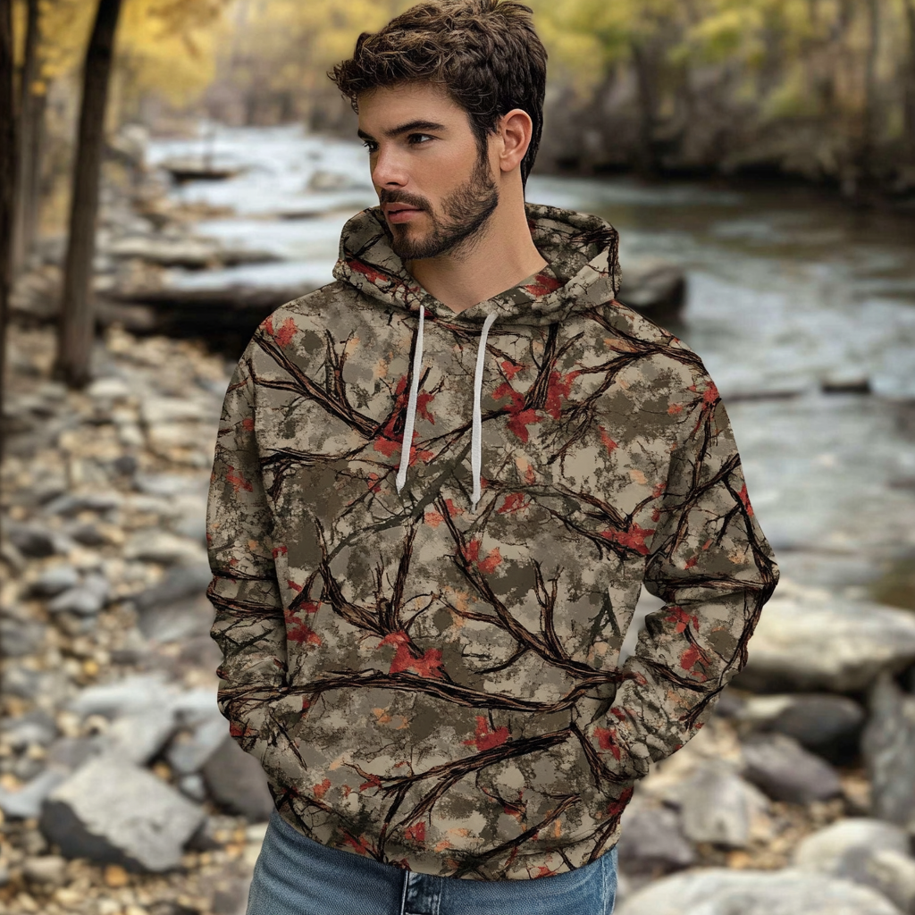 RealTree Retro edge camo outdoor hoodies 100%Cotton high quality high elasticity