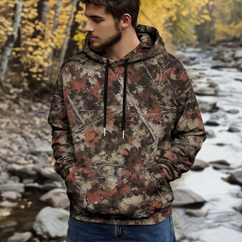 RealTree Retro edge camo outdoor hoodies 100%Cotton high quality high elasticity