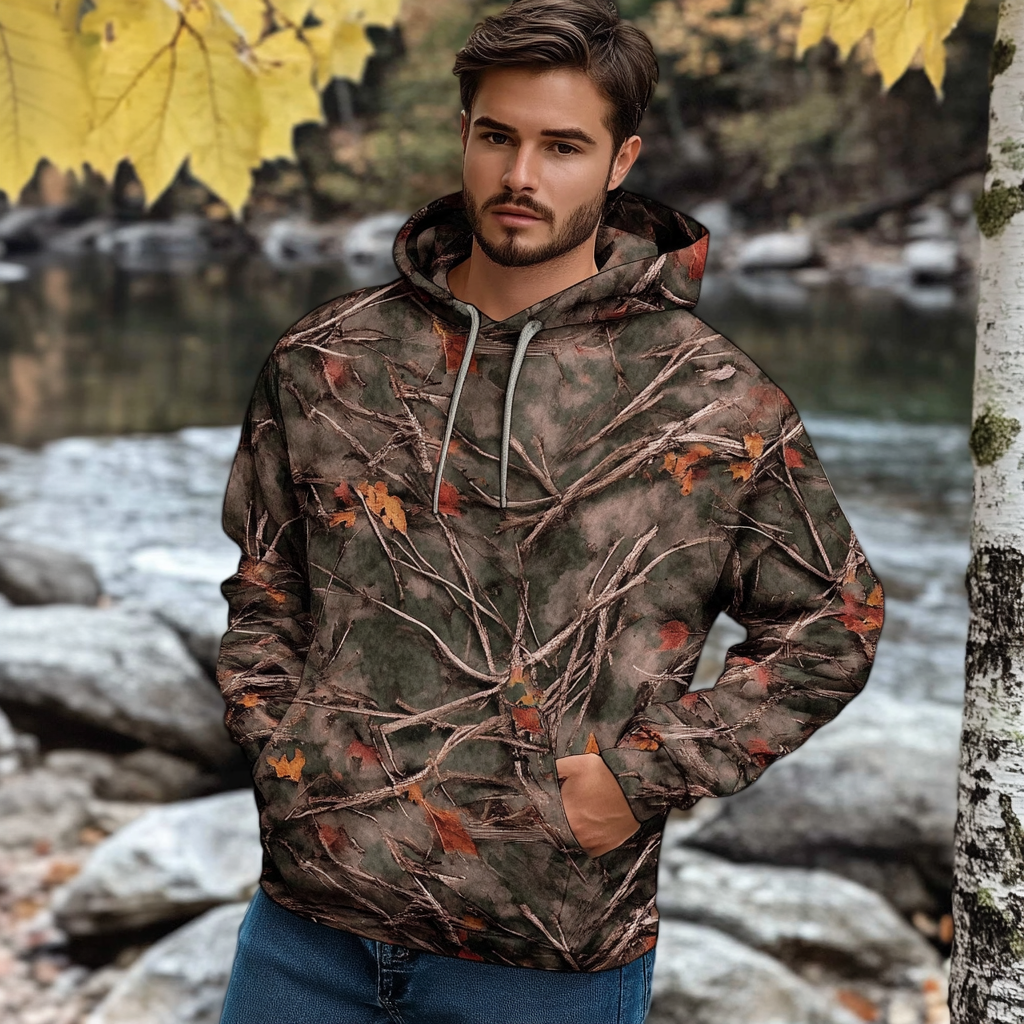 RealTree Retro edge camo outdoor hoodies 100%Cotton high quality high elasticity