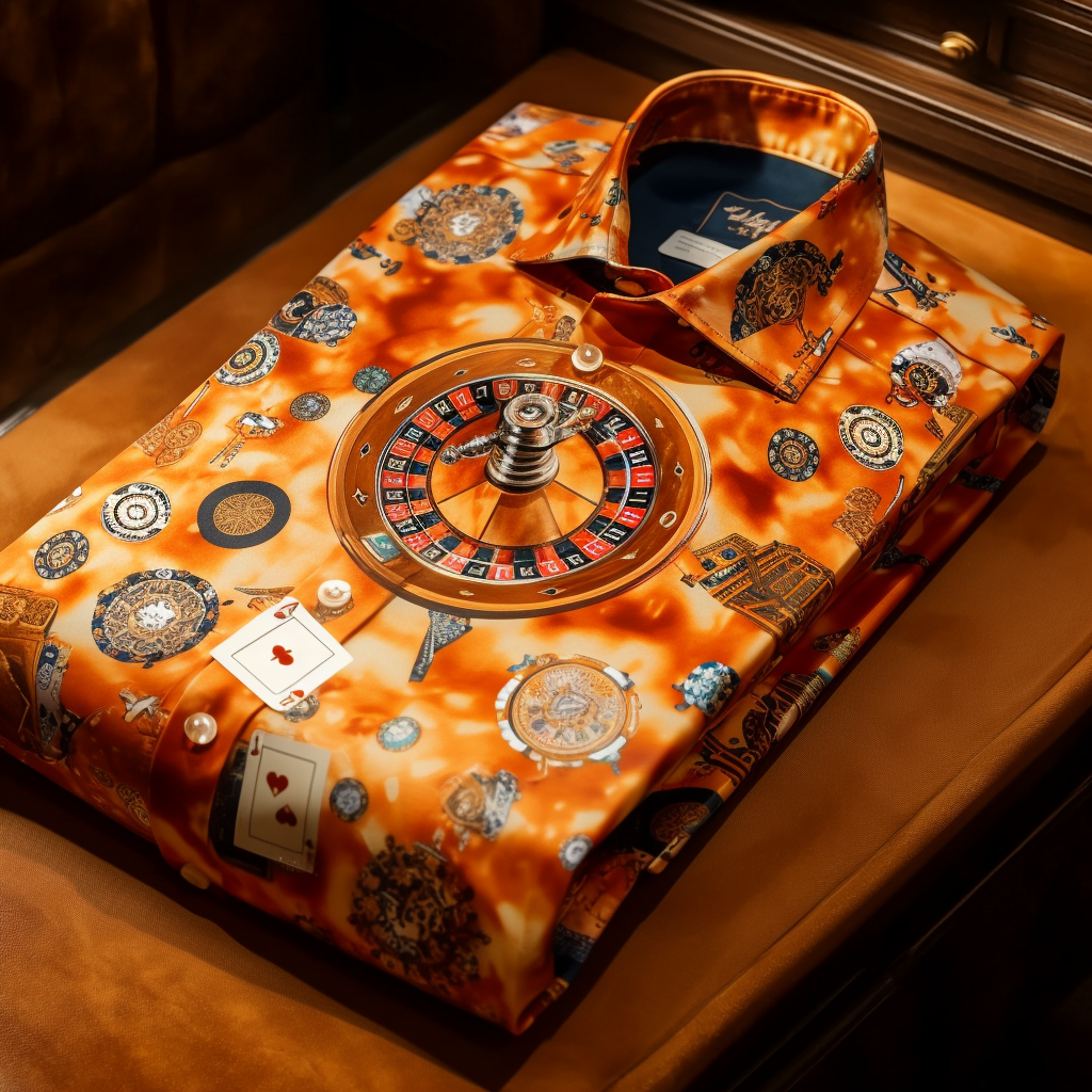 Senior Designer Luxury Roulette men's fashion high quality Suits shirt
