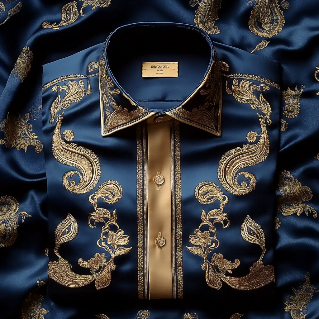 Floral Luxury Men's Fashion High quality shirt