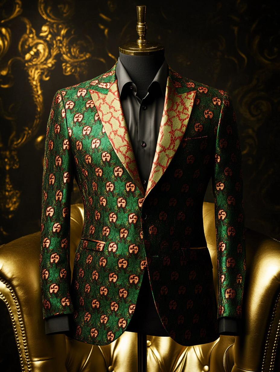 Luxury Suit Jacket Limited sale Fashion Men's High quality High discount