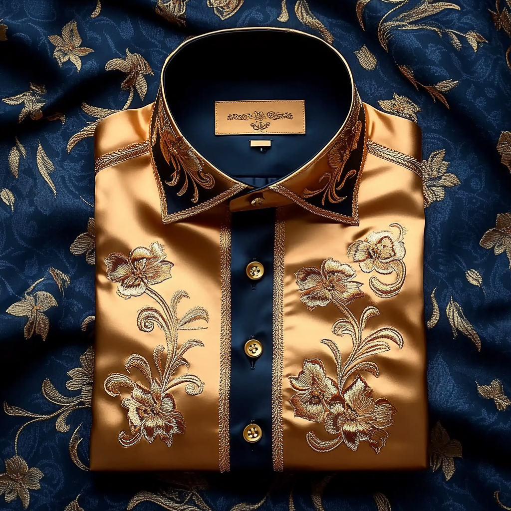 Floral Luxury Men's Fashion High quality shirt