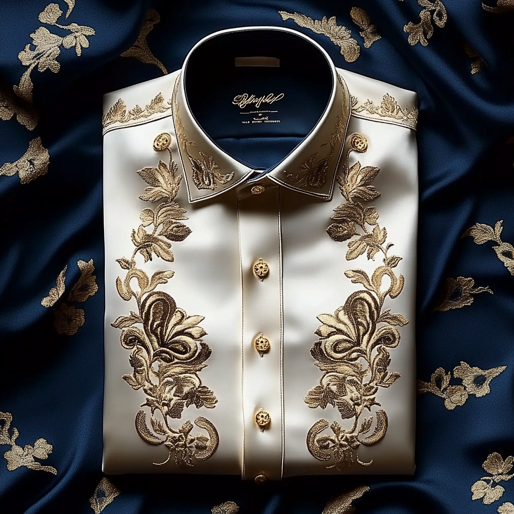 Floral Luxury Men's Fashion High quality shirt