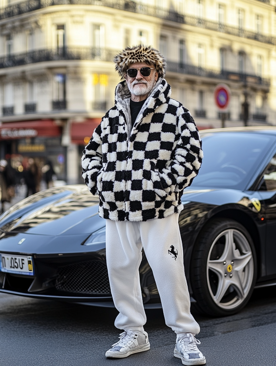 2024 Fashion Warm Fuzzy winter jacket Hoodie High quality High elasticity