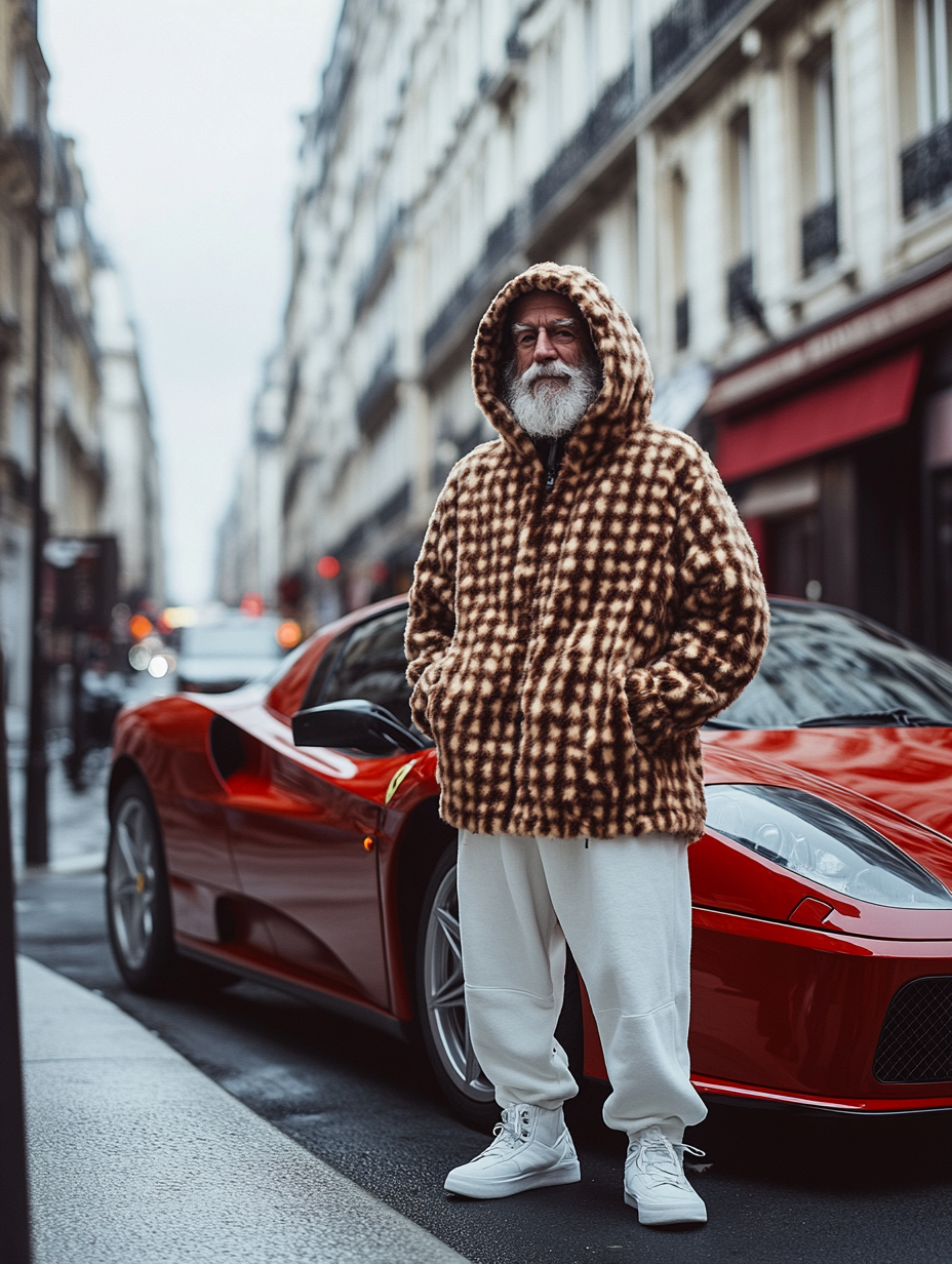 2024 Fashion Warm Fuzzy winter jacket Hoodie High quality High elasticity