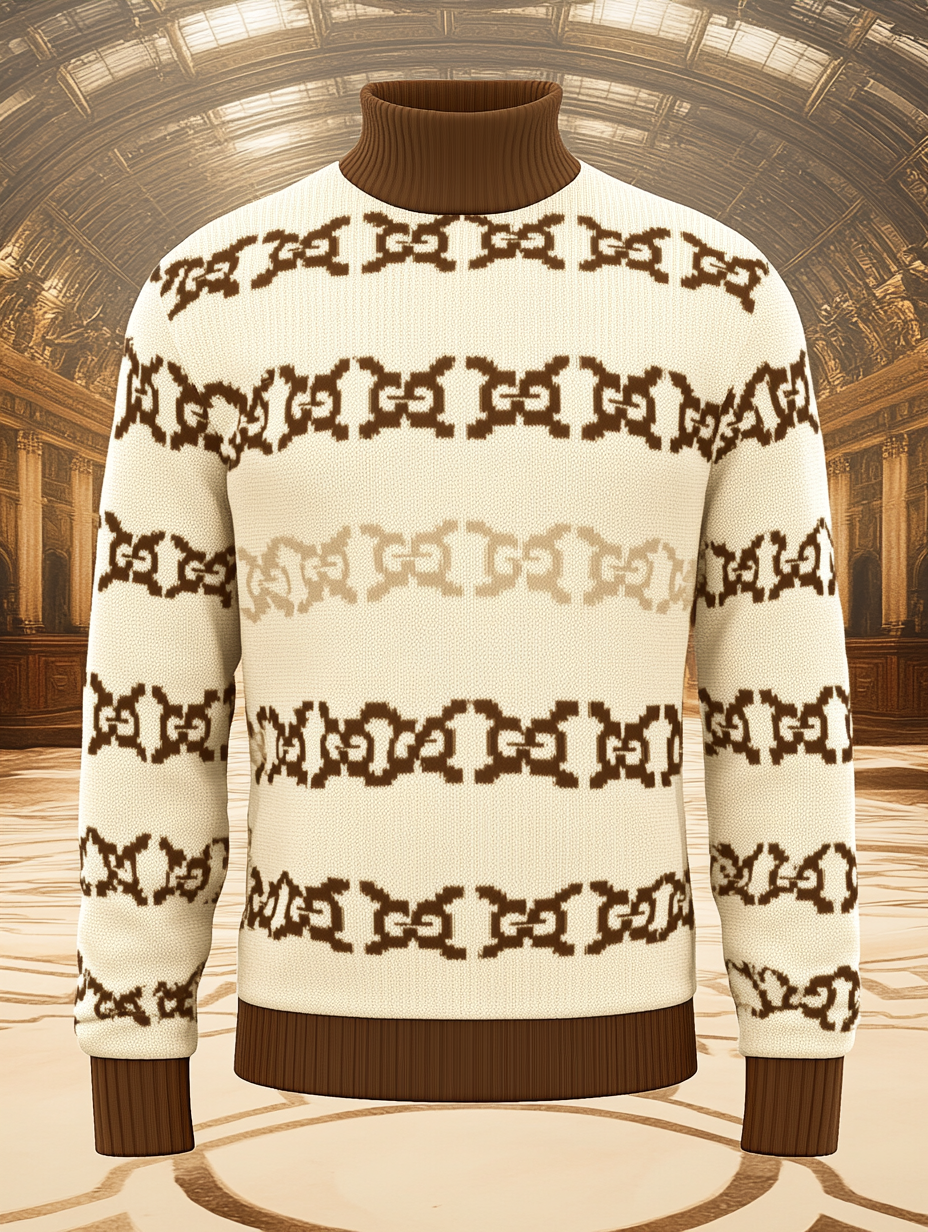 Luxury Warm Sweater Exclusive design Men‘s Fashion Brand sweatshirt 