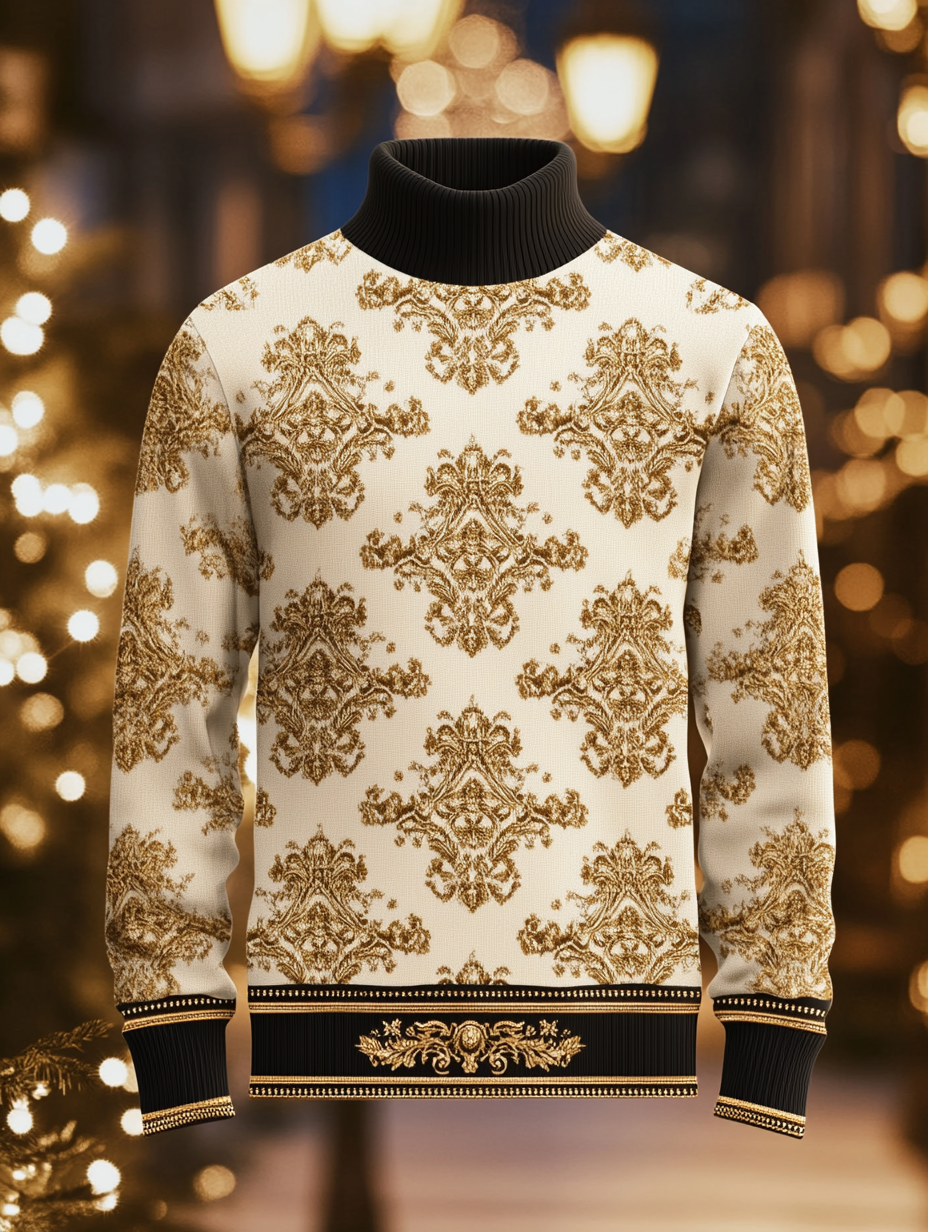 Luxury Warm Sweater Exclusive design Men‘s Fashion Brand sweatshirt 