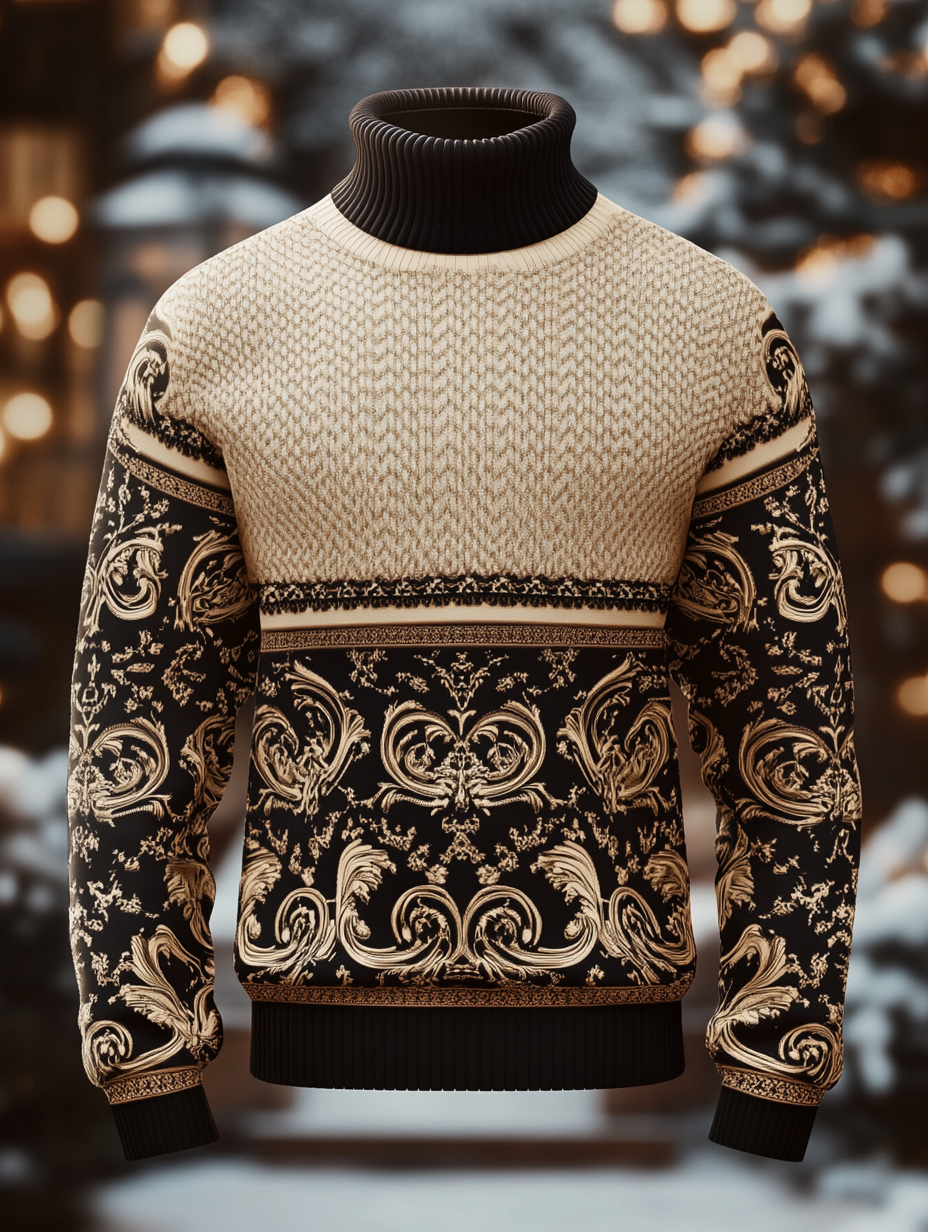 Luxury Warm Sweater Exclusive design Men‘s Fashion Brand sweatshirt 