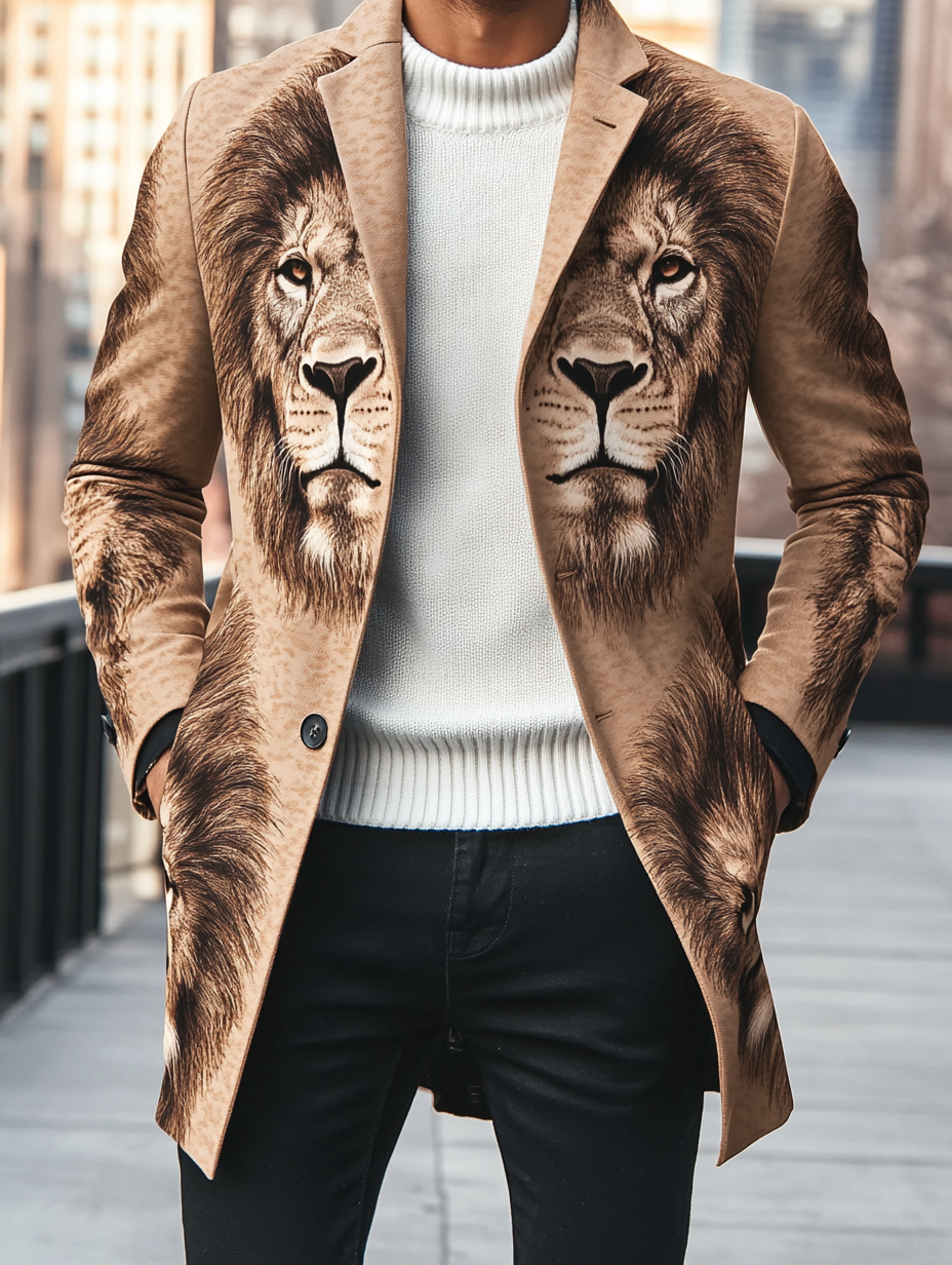 Casual Versatile Limited sale Men's Fashion High quality Jacket Coat