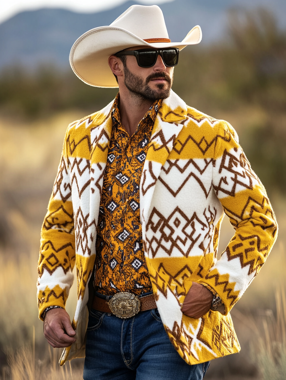 Western Jacket Coat Limited sale Men's Fashion High quality