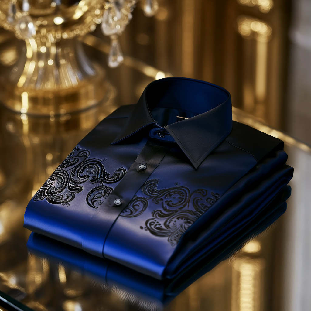 Palace aristocratic Luxury men's fashion high quality Suits shirt