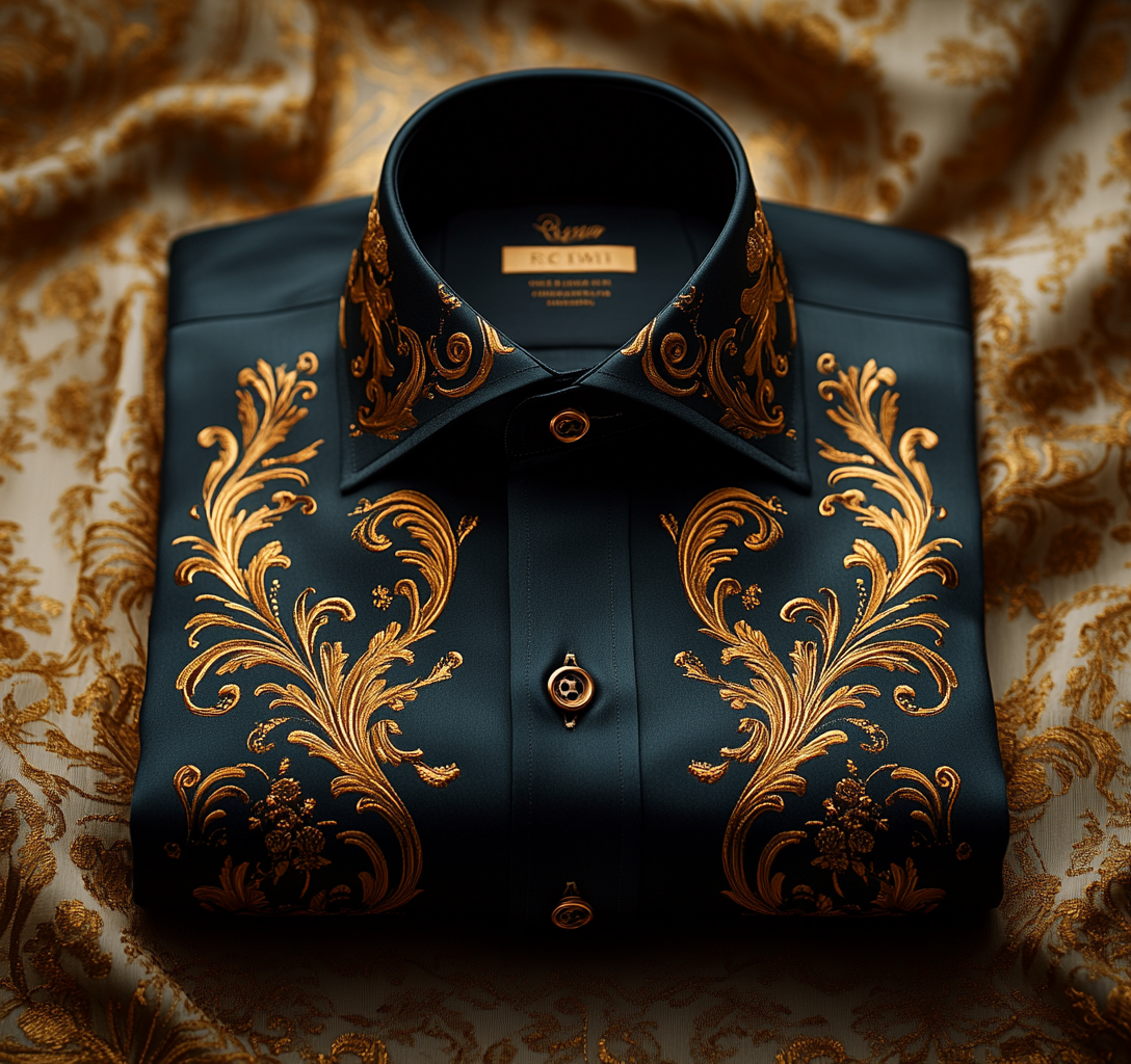 Luxury VIP men's fashion high quality Suits shirt