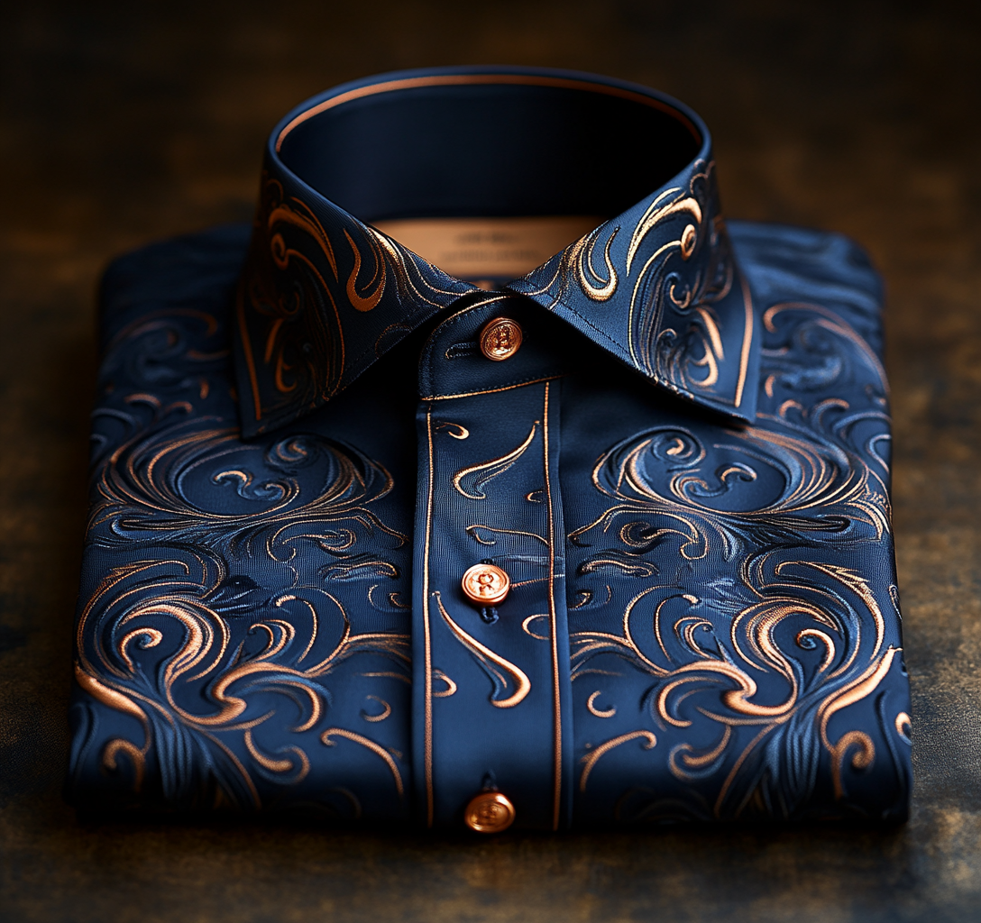 Luxury VIP men's fashion high quality Suits shirt