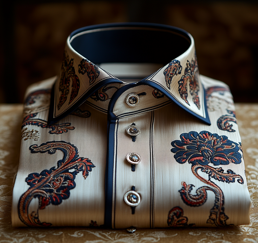 Luxury VIP men's fashion high quality Suits shirt