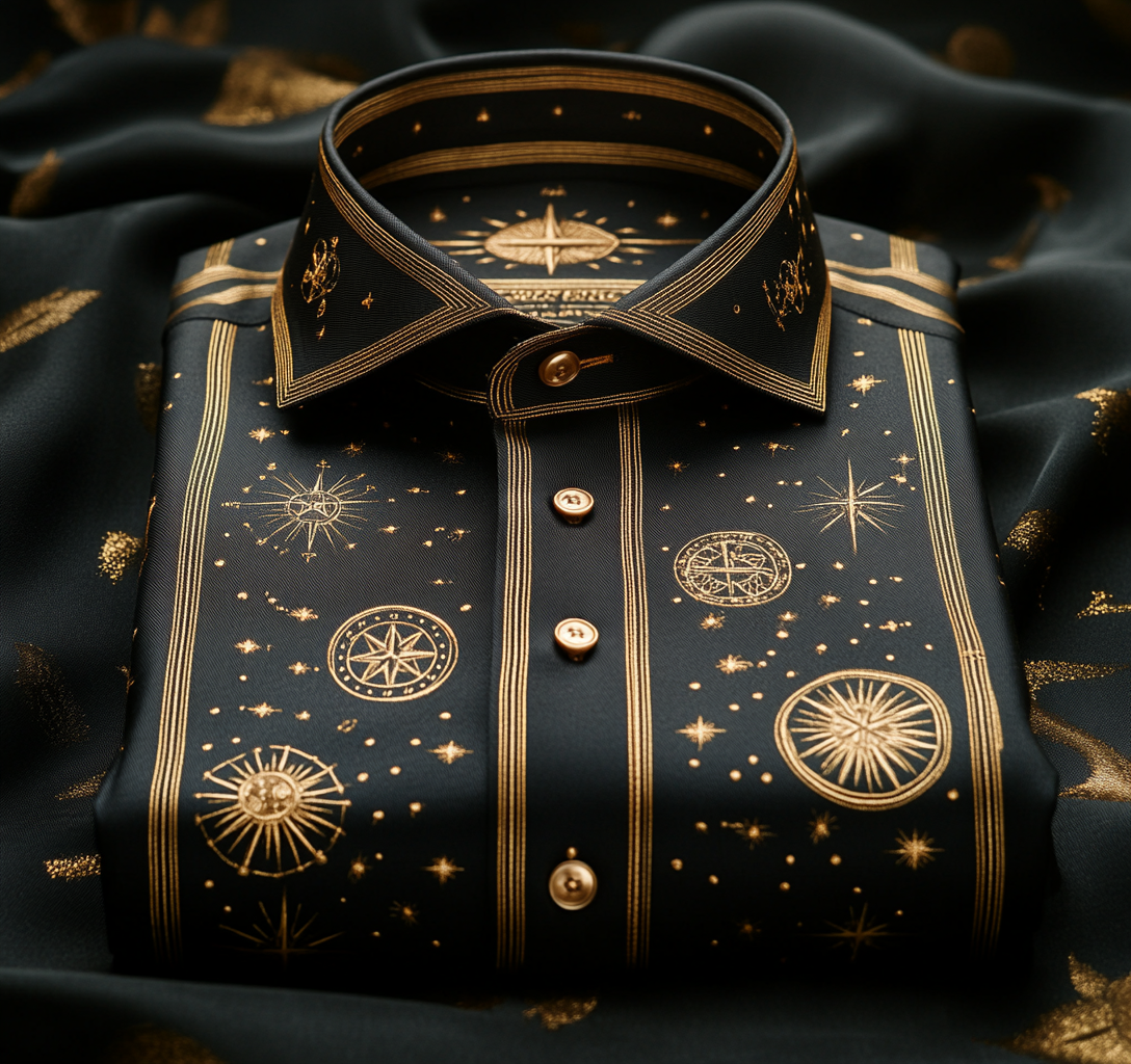 Luxury VIP men's fashion high quality Suits shirt