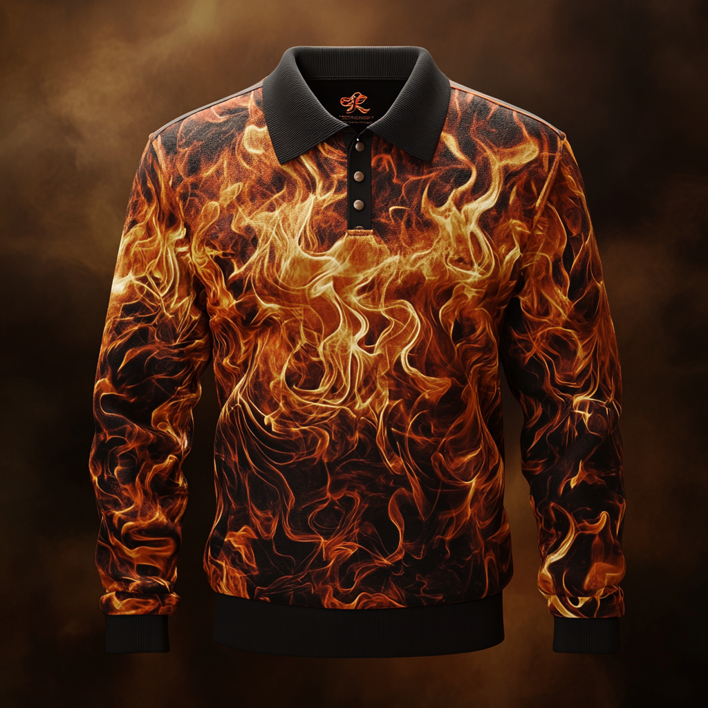 2025 Maillard Style Polo sweatshirt Men‘s Fashion