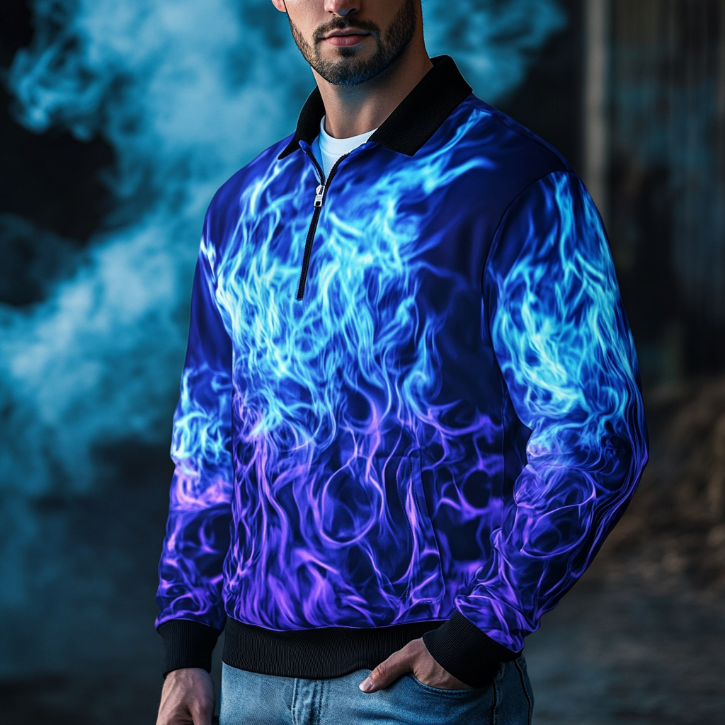 2025 Maillard Style Polo sweatshirt Men‘s Fashion