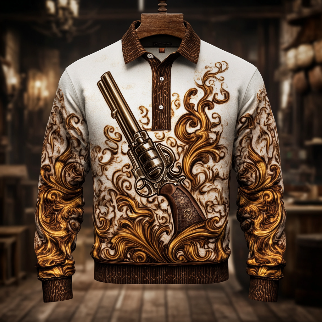 2025 Maillard Style Polo sweatshirt Men‘s Fashion