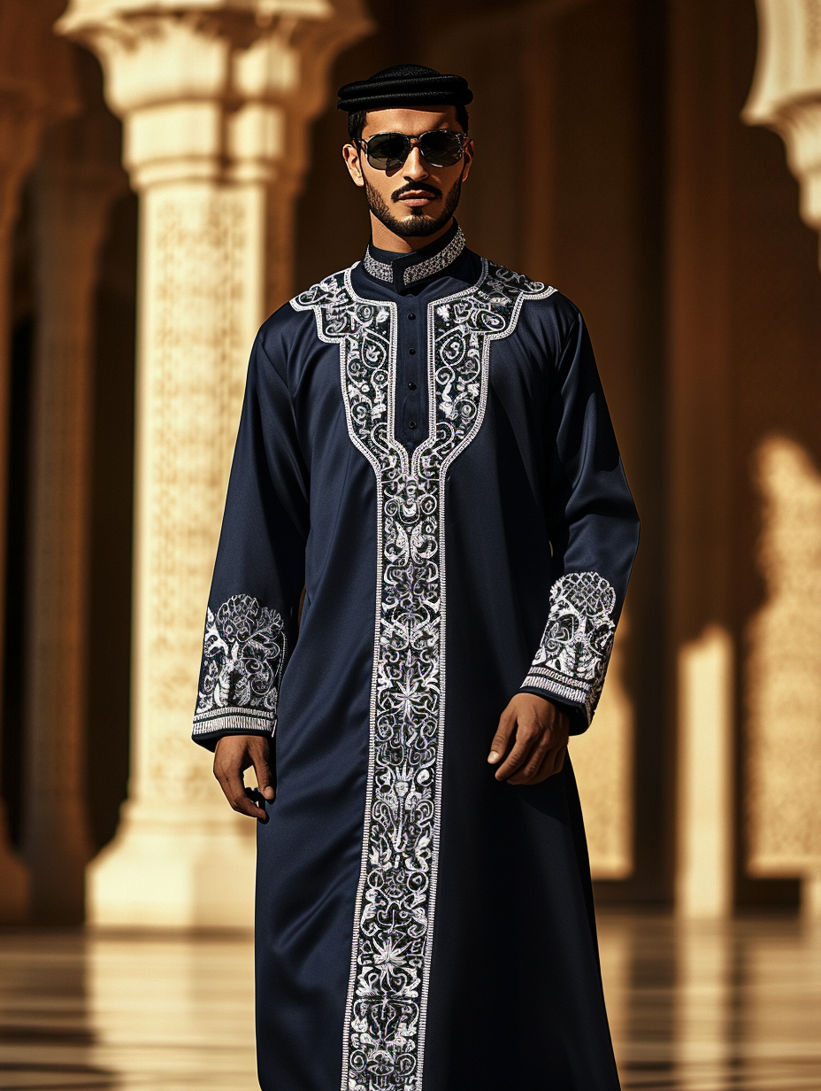 Luxury Thobe Robe Limited sale Men's Fashion High quality