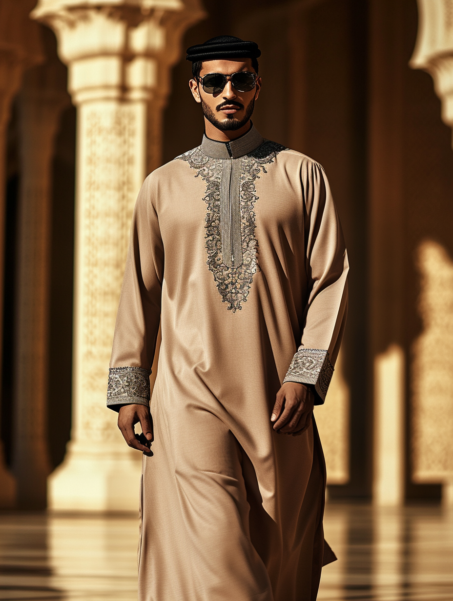 Luxury Thobe Robe Limited sale Men's Fashion High quality