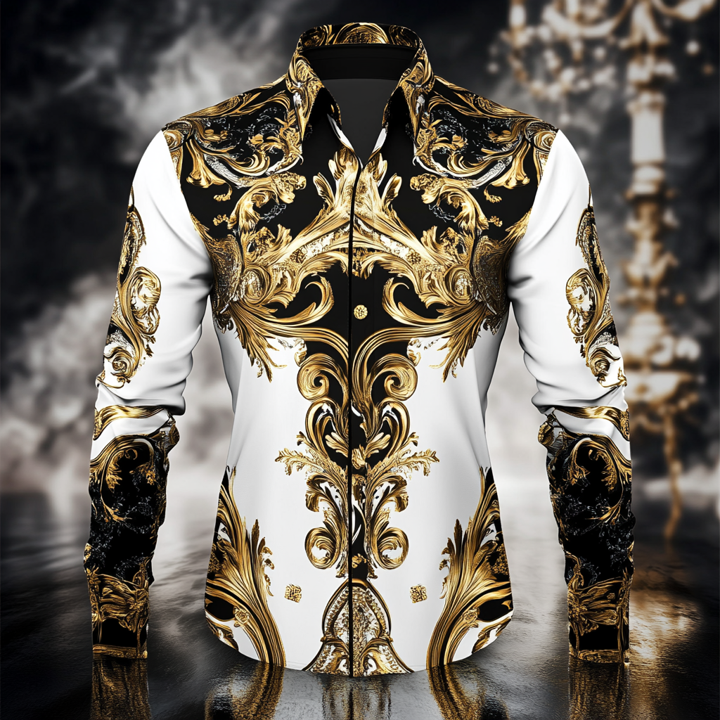 Royal business classic luxury high quality versatile men's fashion suit long-sleeved shirt