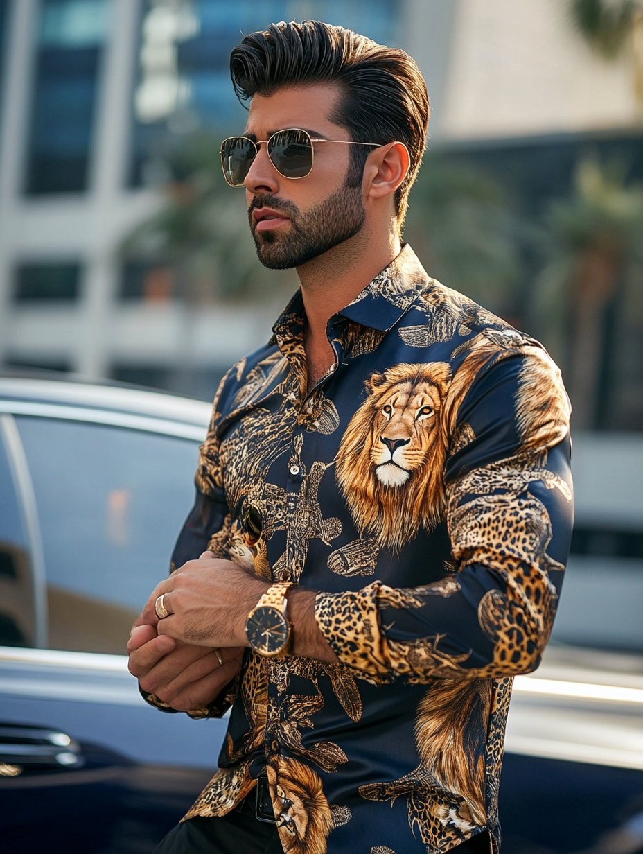 Vip business classic luxury high quality versatile men's fashion suit long-sleeved shirt