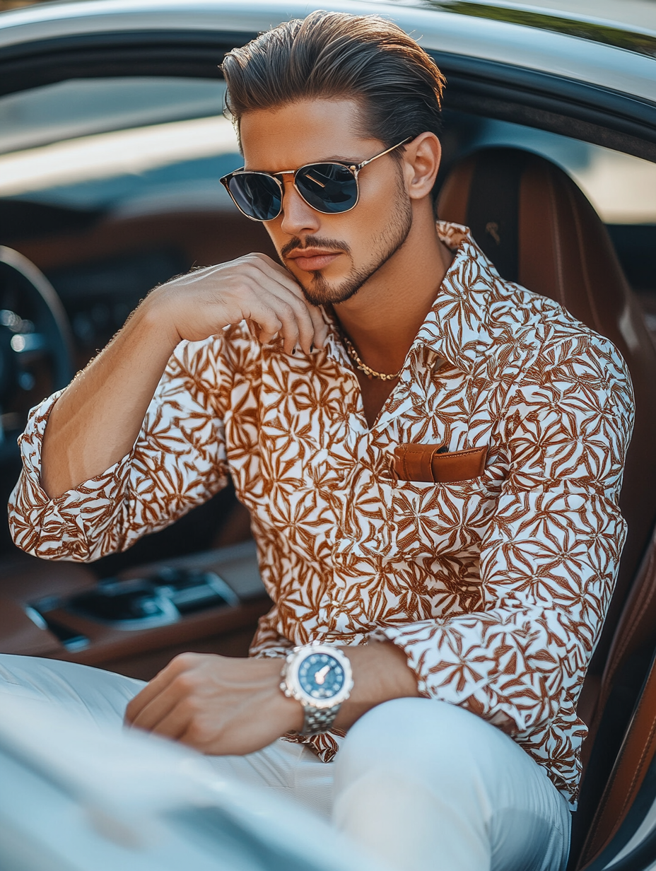 Vip business classic luxury high quality versatile men's fashion suit long-sleeved shirt