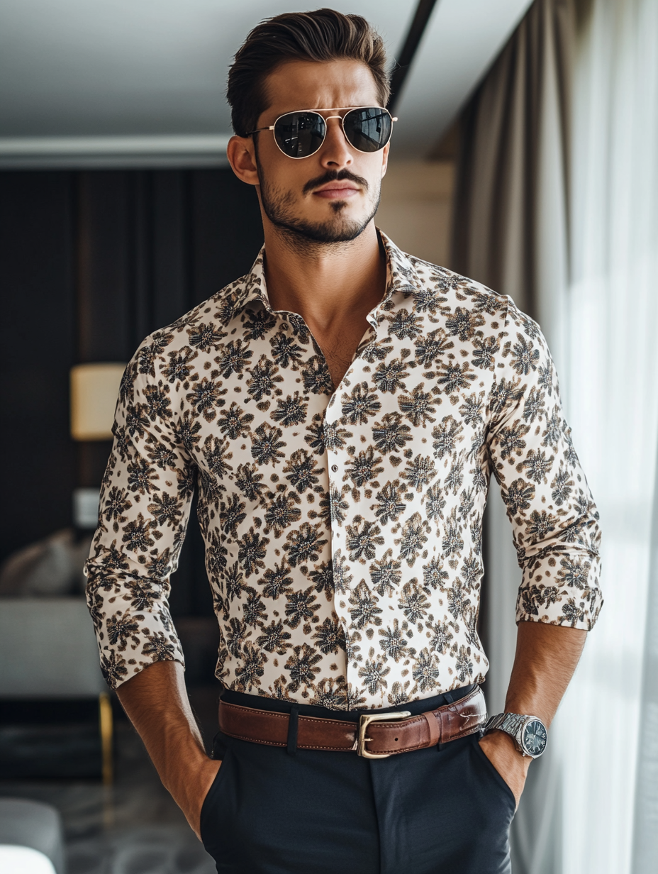 Vip business classic luxury high quality versatile men's fashion suit long-sleeved shirt