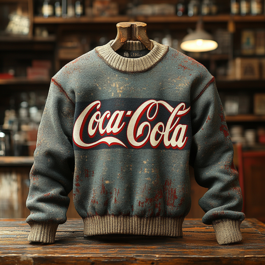 Coca-Cola Comfortable High quality Exclusive design Men‘s Fashion Sweater Sweatshirt 