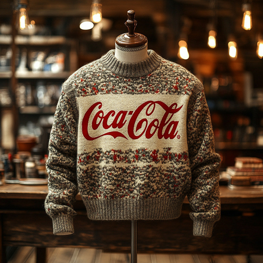 Coca-Cola Comfortable High quality Exclusive design Men‘s Fashion Sweater Sweatshirt 