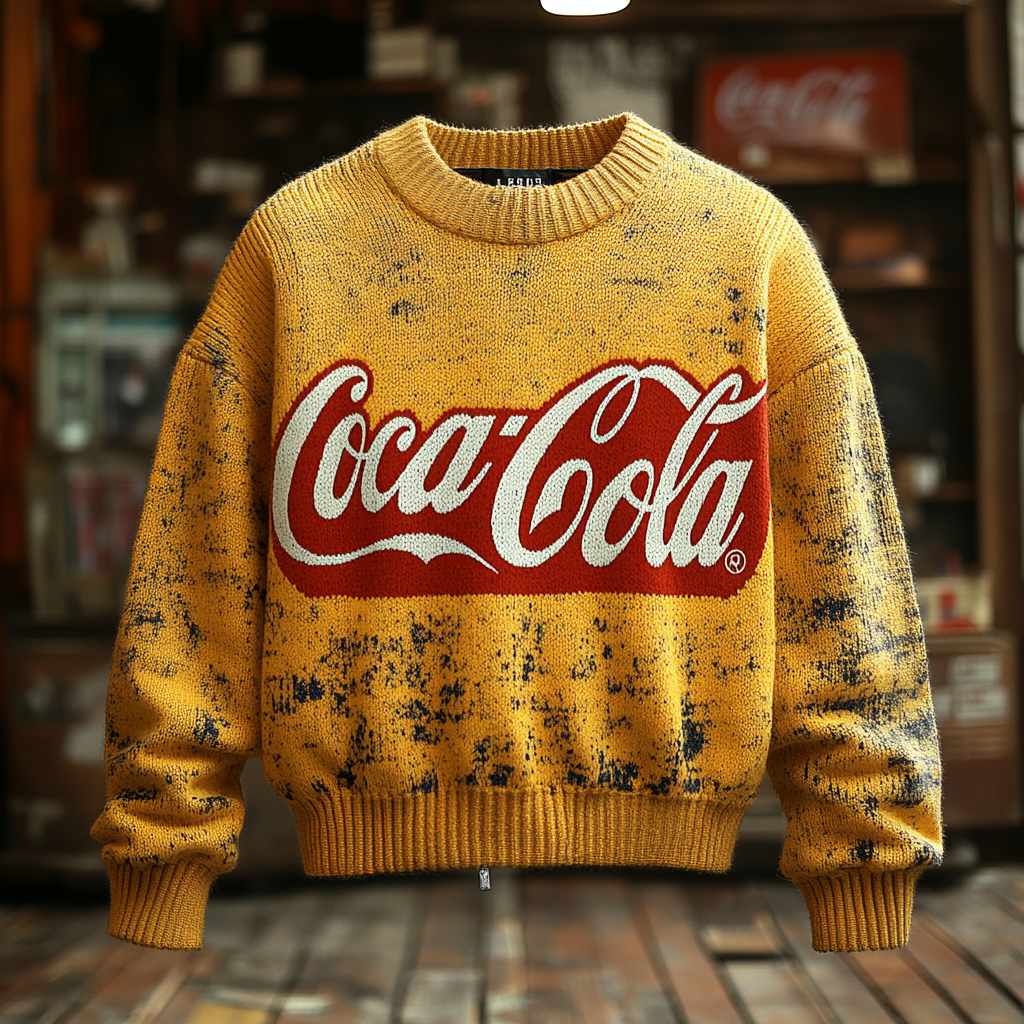Coca-Cola Comfortable High quality Exclusive design Men‘s Fashion Sweater Sweatshirt 