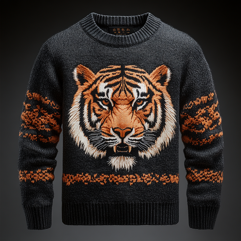 Tiger Head Luxury Exclusive design Brand Sweater sweatshirt 