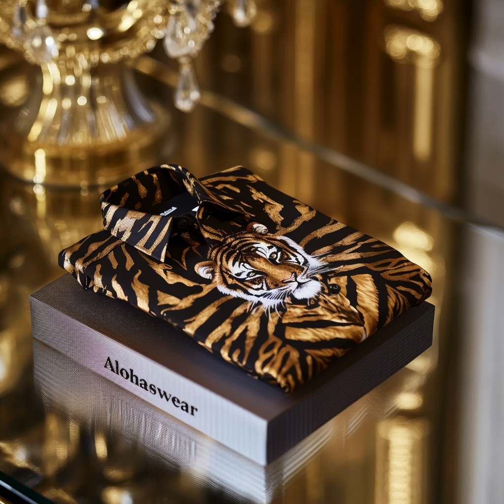 Tiger Head Palace aristocratic Luxury men's fashion high quality Suits shirt