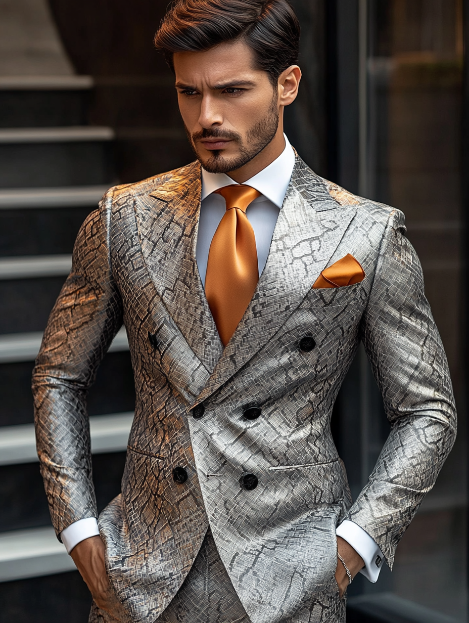 Luxury Suit Jacket Limited sale Fashion Men's High quality High discount