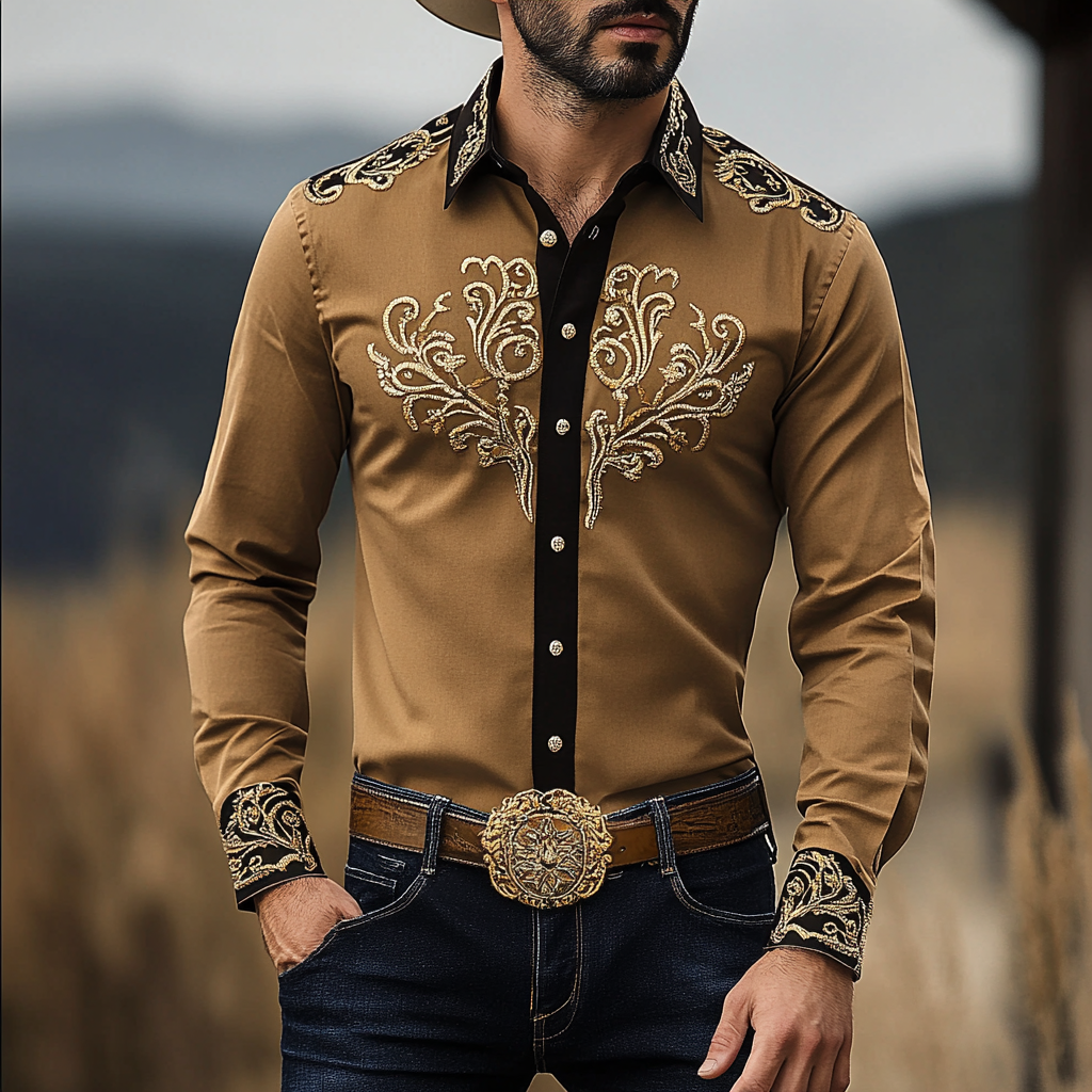 Business classic luxury high quality versatile men's fashion suit long-sleeved shirt