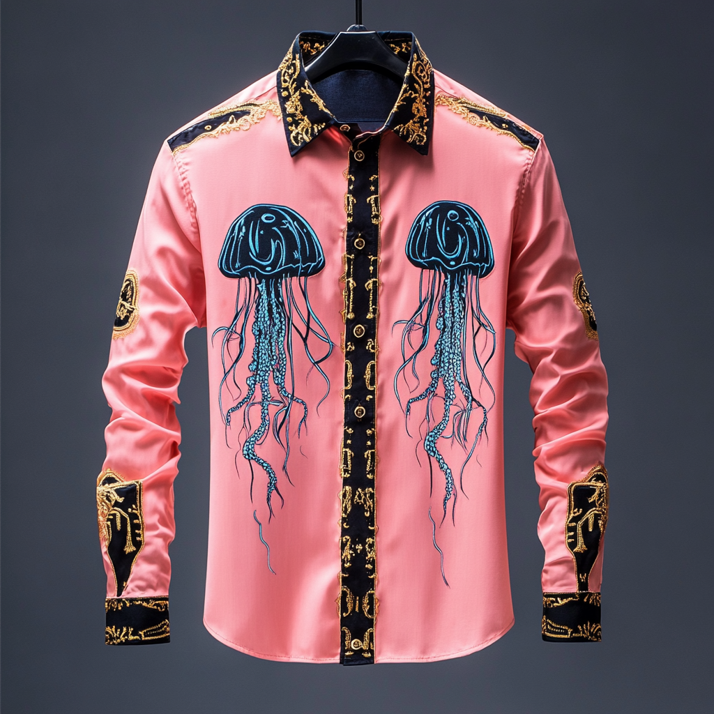 Business classic luxury high quality versatile men's fashion suit long-sleeved shirt