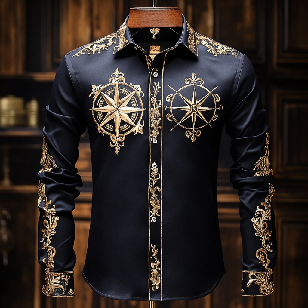 Business classic luxury high quality versatile men's fashion suit long-sleeved shirt