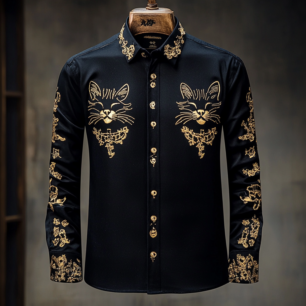 Business classic luxury high quality versatile men's fashion suit long-sleeved shirt