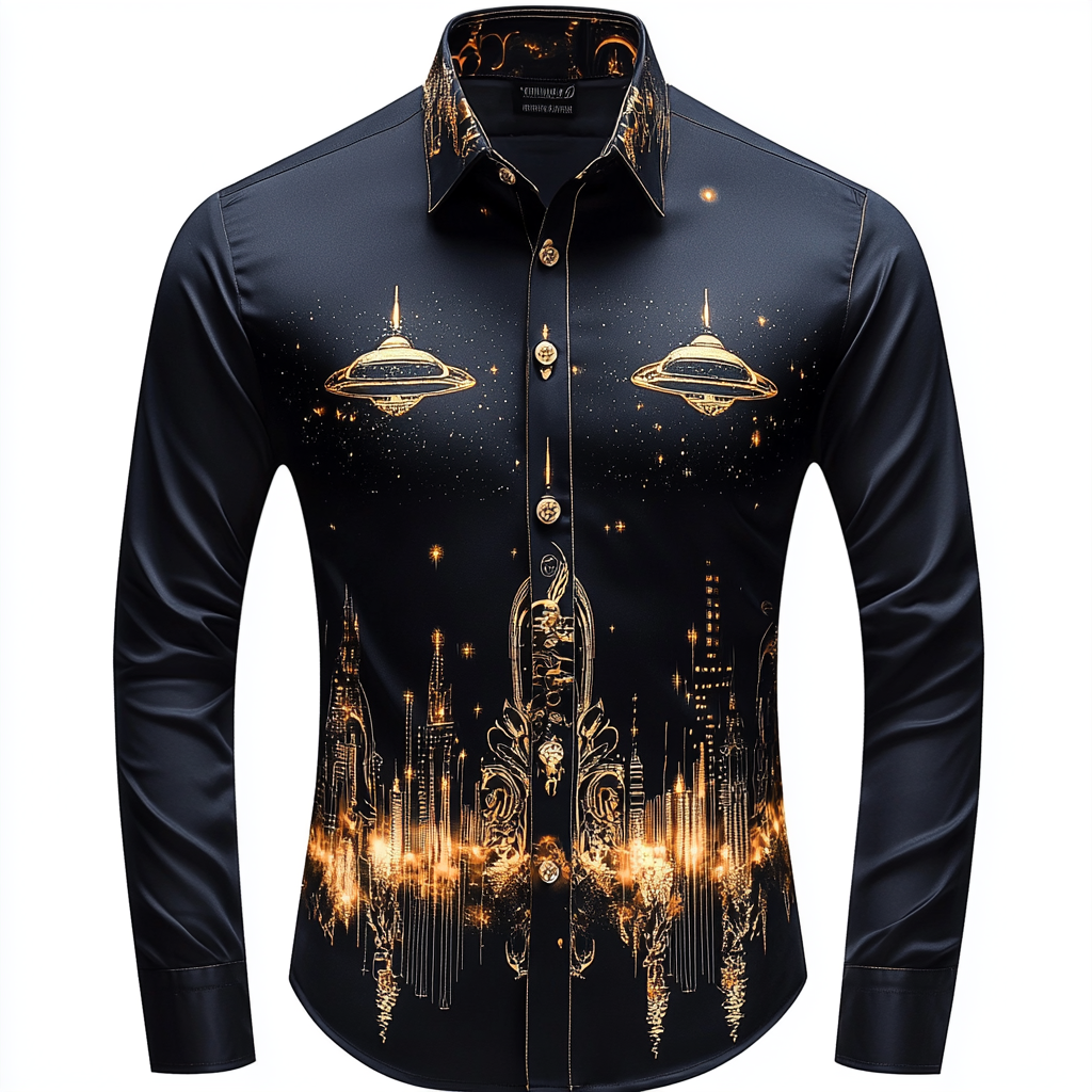 Business classic luxury high quality versatile men's fashion suit long-sleeved shirt