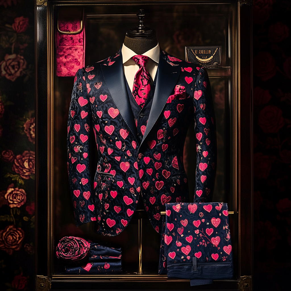 Luxury Suit Valentine's Day💌 Jacket Limited sale Fashion Men's High quality
