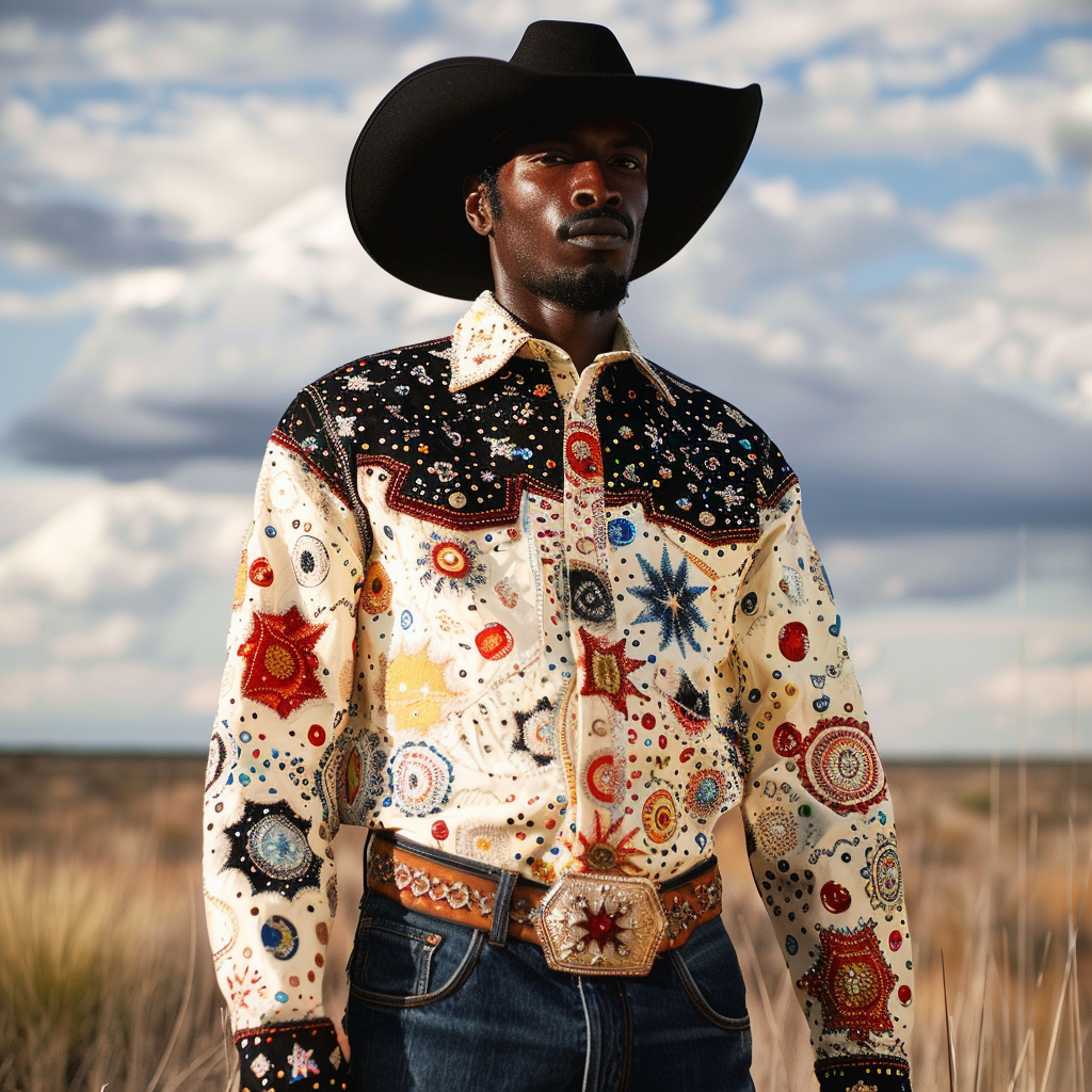 Western Exclusive designer Styles planet 100%OFF Cotton High Elasticity Long Sleeve Shirt