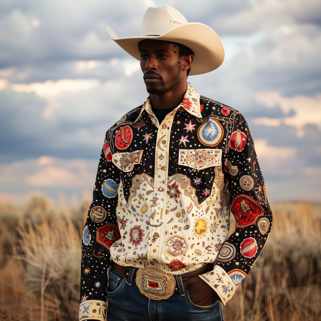 Western Exclusive designer Styles planet 100%OFF Cotton High Elasticity Long Sleeve Shirt