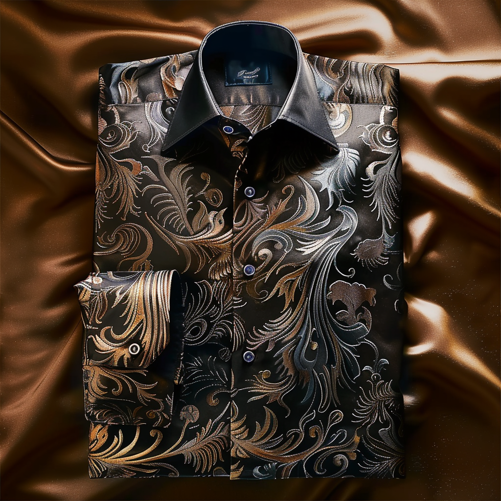 Luxury VIP men's fashion high quality Suits shirt