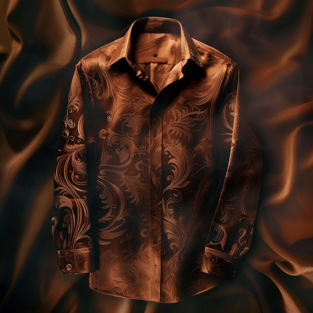 VIP Luxury men's fashion high quality 100%OFF long sleeve shirt